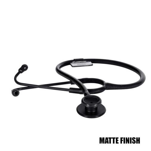 Black Matte Acoustics Stethoscope for Doctor, Nurses and Students (Dual Head) - Image 2