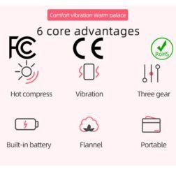 Heating Pad for Menstrual Cramps| Portable, Rechargeable & Cordless Heating pad for Menstrual Pain or Back pain | Back or Belly Warm belt for Women - Image 2