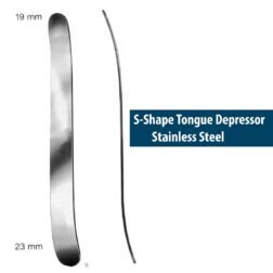 surgical S-Shape Tongue Depressor Stainless Steel Tongue Depressor - Pack of 2 Pieces - Image 2
