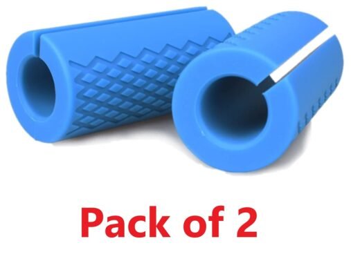 Gym Dumbbell and Barbell Grips | Fat Bar Grip fit Standard Barbell, Dumbell Handles, Bicep, Pull Up Bar, Rope Grips for Weight Lifting Fitness Training (Pack of 2) - Image 2