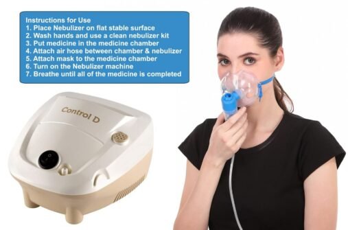 Homely Nebulizer Kit for Kids & Adults (Beige) - Image 2
