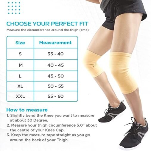 Elastic Knee Support Cap for Pain Relief - Image 2