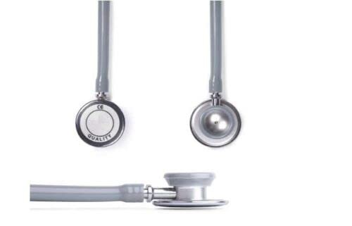 Supertone Stethoscope for Doctors & Medical Students (Grey Color Tube) - Image 2