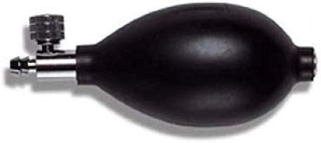 Blood Pressure Monitor Bulb with Valve Latex - Black - Accurate and Reliable Replacement Bulb for Your BP Monitor-1 - Image 2