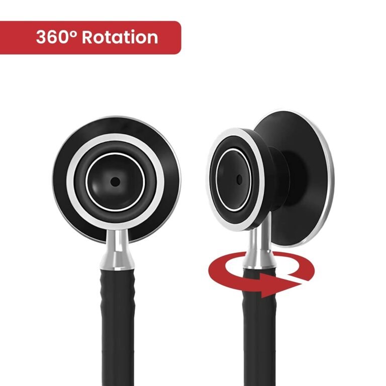 Aluminium Anchor Stethoscope for Doctors & Medical Students (Dual head) - Image 3