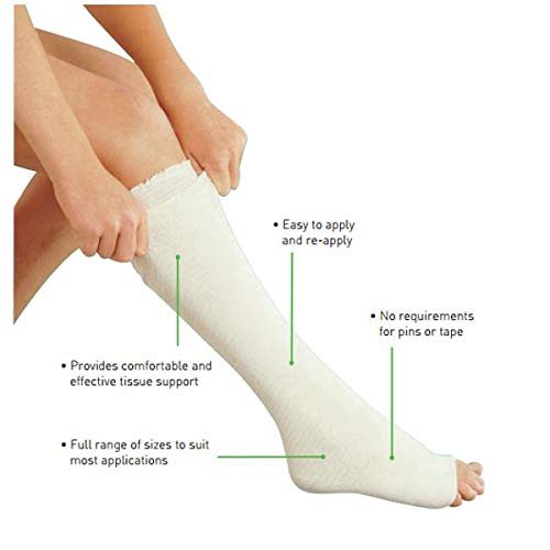 Elastic Tubular Bandage 7.5 cm x 5 m (White) – Size D - Image 4