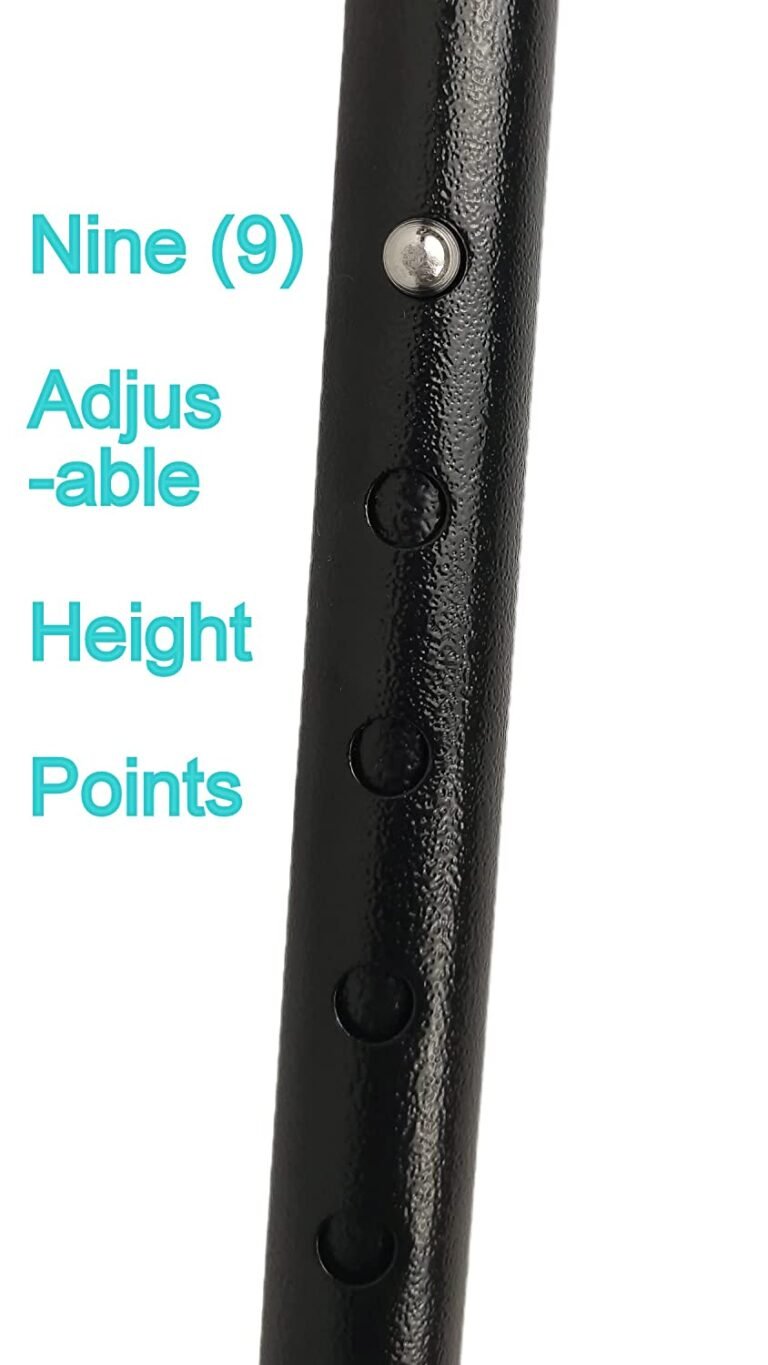 Black Elbow Crutch – Universal (Adjustable) - Image 3