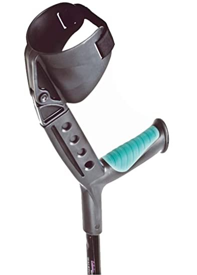 Elbow Crutch Adjustable, Black, Universal Size. - Image 5