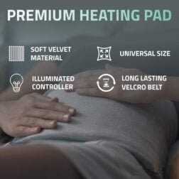 Orthopaedic Electric Heating Pad with Fast Heating Technology for Back Pain, Heat Therapy Heating Belt for Joints, Muscle, Shoulder, Knee, Neck and Menstrual Cramps Relief - Image 3