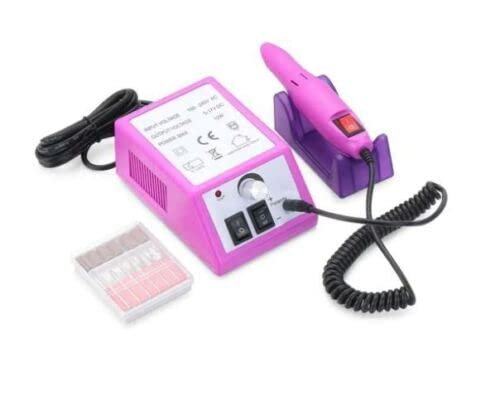 Electric Nail File Drill Manicure Machine Art Acrylic Pedicure Tool Bits Set Kit - Image 2