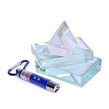 science experiment with glass-glass prism set - Image 3
