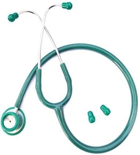 Dual Head Stethoscope for Doctors and Students (Premium Green) - Image 2