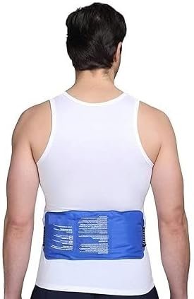 Hot and Cold Gel Ice Pack for Shoulder, Knee & Ankle Pain - Blue - Image 3