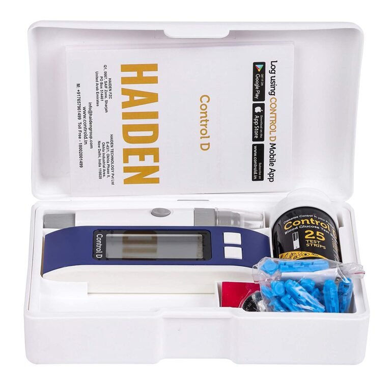 Control D Blue Glucometer Combo with 25 Strips - Image 6
