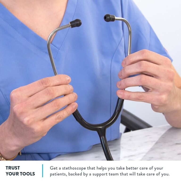 Stainless Steel Stethoscope for doctors & nurses (Dual Head) - Image 4