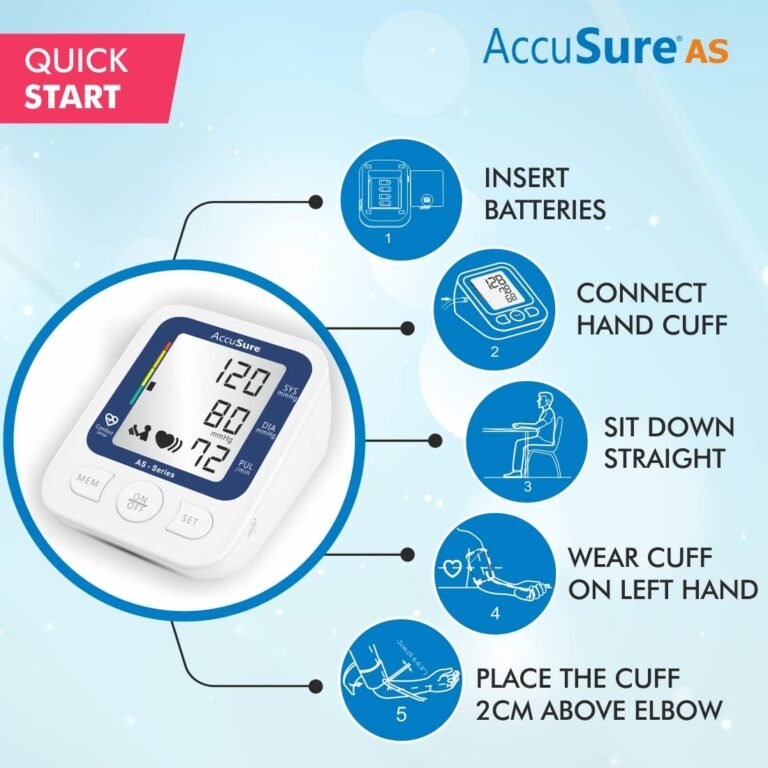AccuSure AS Series Automatic Blood Pressure Monitor, White - Image 7