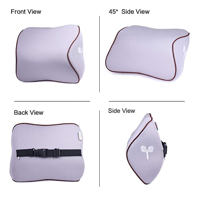Neck Support Cushion for Chair – Memory Foam Headrest Pillow - Image 2