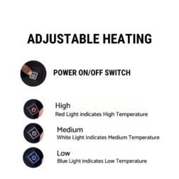 Electric Heating Pad for Shoulder Pain Relief (Black) | Suitable For Both Shoulders | Adjustable Heating Levels | Safe to Use - Image 4