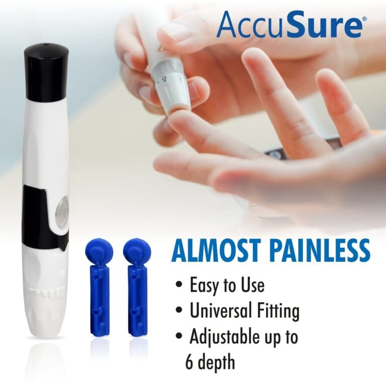 AccuSure Instant Digital Glucometer Kit with 25 Strips - Image 6