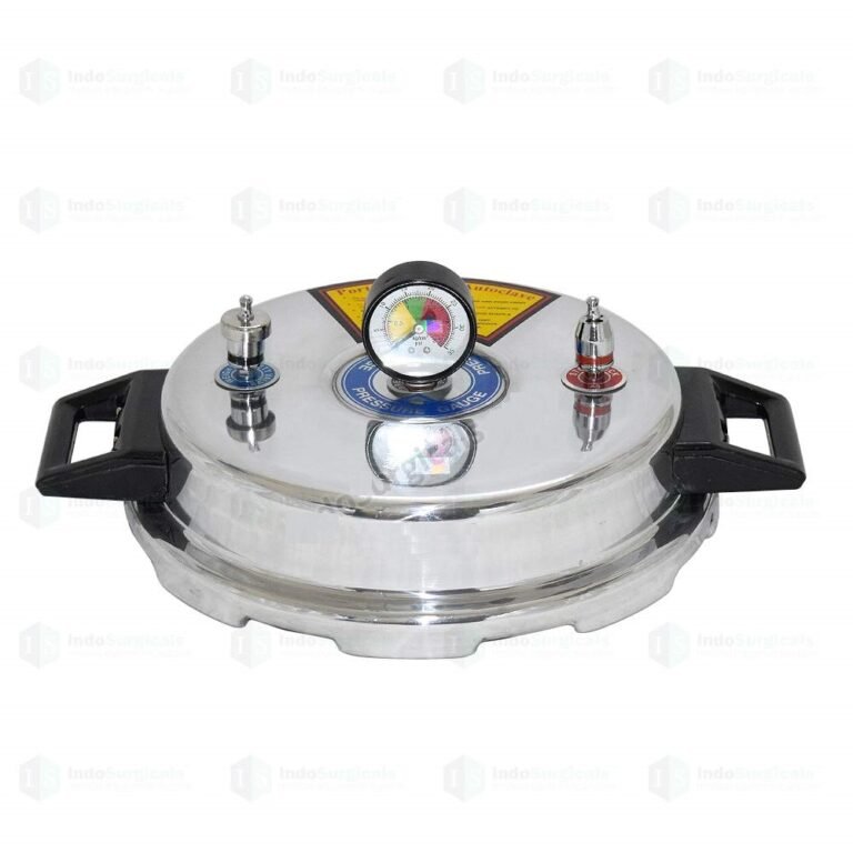 Autoclave Aluminium Pressure cooker type, Mirror Finish, Electric ( Capacity and Size approx. 21 Ltrs , 12"" Dia. X 12"" H) - Image 5