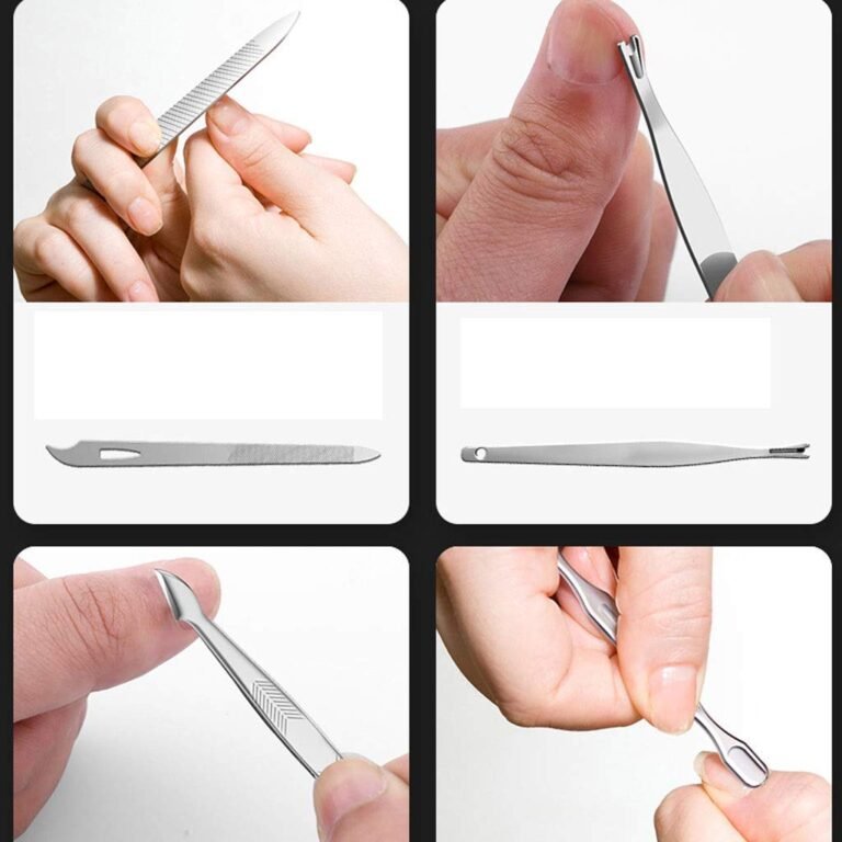 Manicure Pedicure Nail Tools With Leather Case Color May Vary, 16 Pcs - Image 4