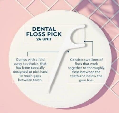 Dental Floss Toothpicks - 48 Plastic Toothpicks for Teeth - Image 6