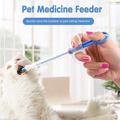 Dog Tablet Syringe Pusher with Soft Tip Pet Medicine Feeder - Image 4