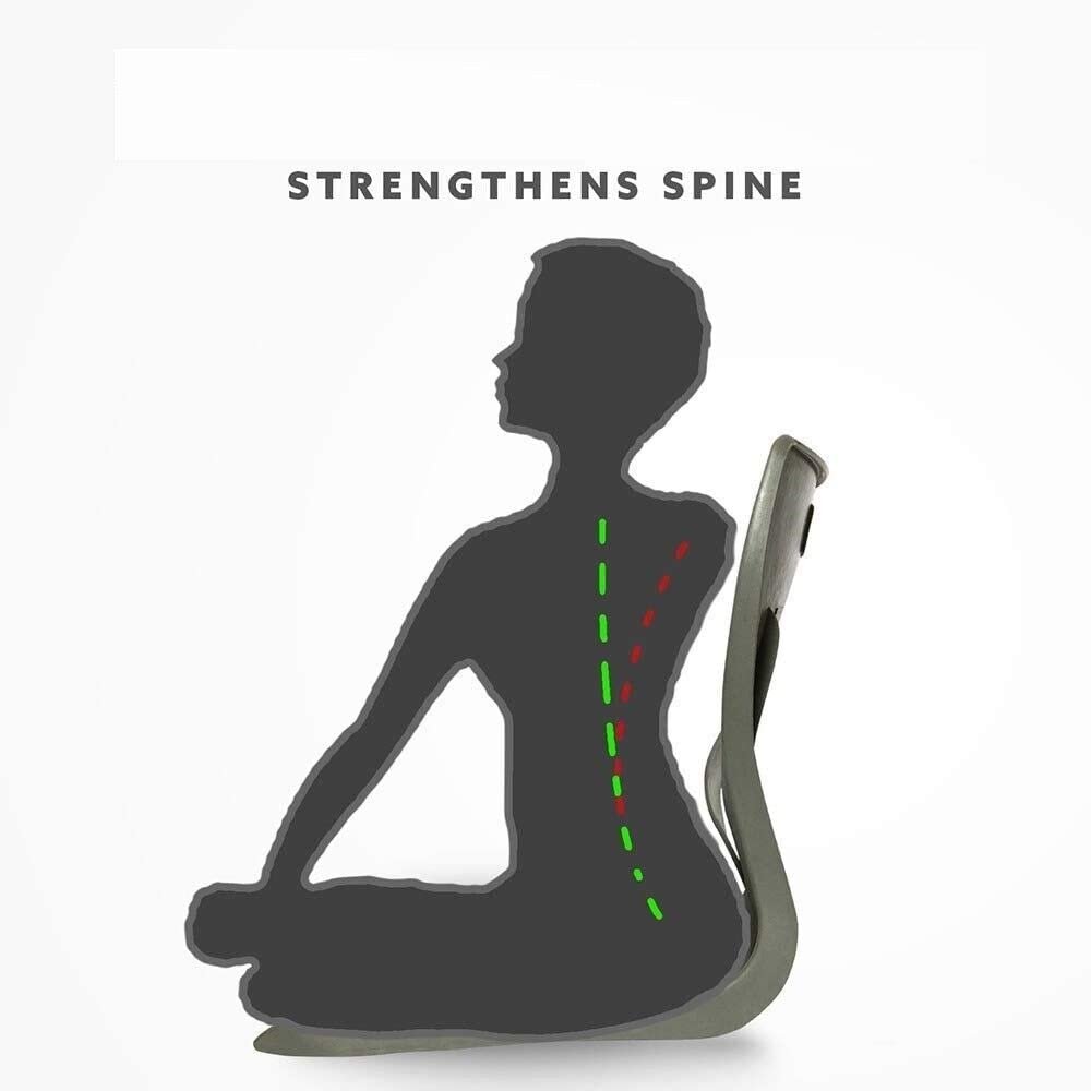 Spancare Yoga Meditation Backache Healer Chair, Saffron Chair (Saffron)-Pack of 1 - Image 5