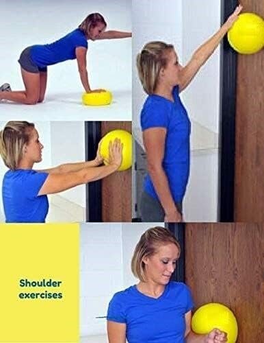 PVC Mini Gym Ball, Size 25cm, (Blue) - Image 4