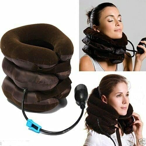 span 3-Layers Portable Neck Pillow Neck Massager for Cervical Spine - Image 3