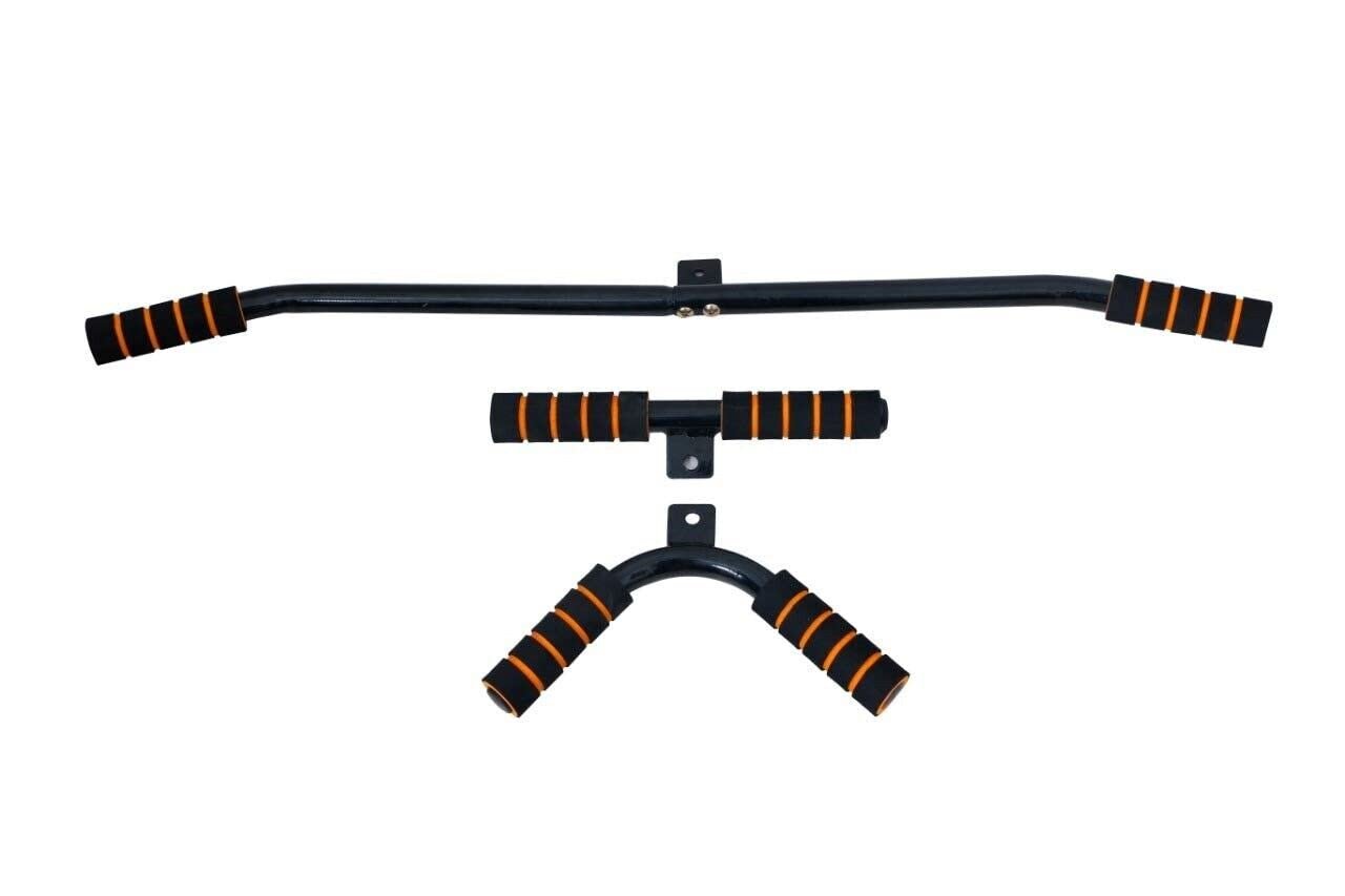 Pull Up Bar Wall Mounted Chin Up Bar Side Pulley with Lats Bar, Tricep Bar - Image 6