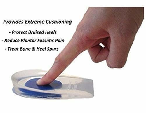 Silicone Gel Heel Cups for Heel Pain Relief & Cushioning - Image 6