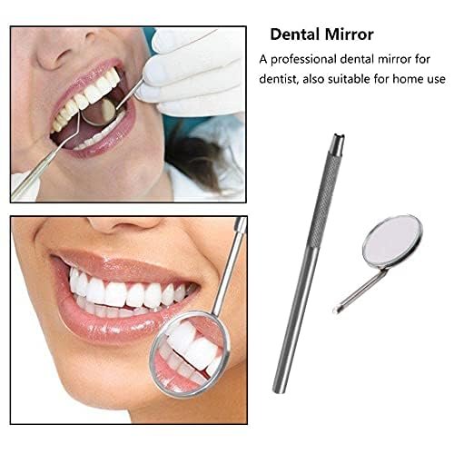 Dental Mouth Mirror with Handle Made Stainless Steel (Pack of 10 PCS) - Image 3
