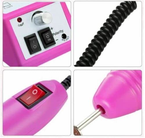 Electric Nail File Drill Manicure Machine Art Acrylic Pedicure Tool Bits Set Kit - Image 5