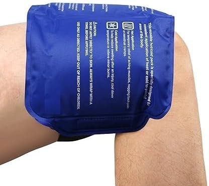 Hot and Cold Gel Ice Pack for Shoulder, Knee & Ankle Pain - Blue - Image 4