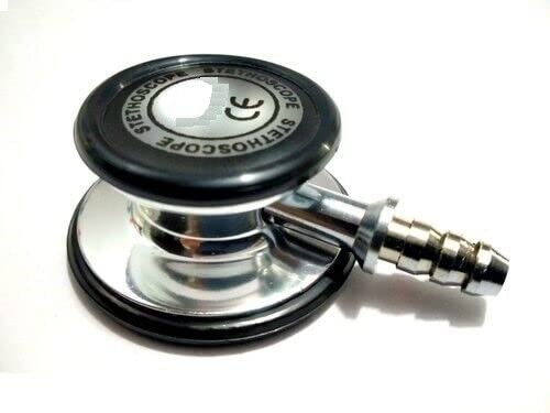 Stethoscope Cardiology (Pack of1) Aluminium Head Dual with Soft Sealing eartips - Image 3
