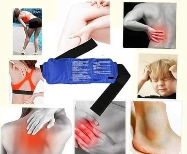 Hot and Cold Gel Ice Pack for Shoulder, Knee & Ankle Pain - Blue - Image 5