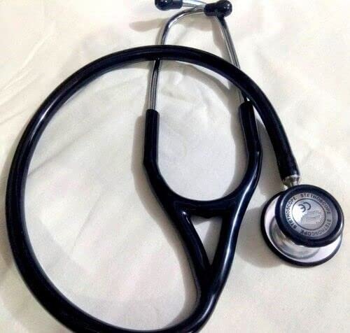 Stethoscope Cardiology (Pack of1) Aluminium Head Dual with Soft Sealing eartips - Image 2