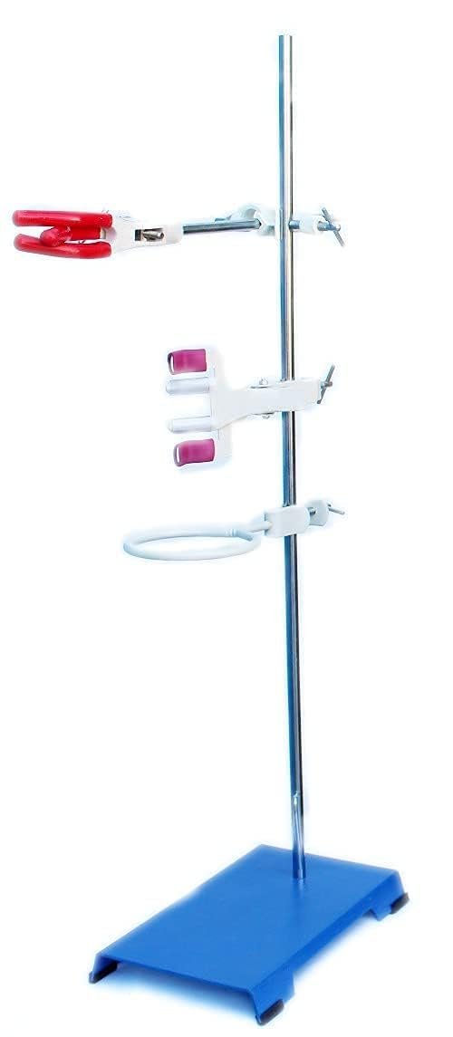 Retort Stand for Laboratory Heavy Base, Bosshead,Burette Clamp,Retort Ring for Scientific Experiments in lab - Image 2