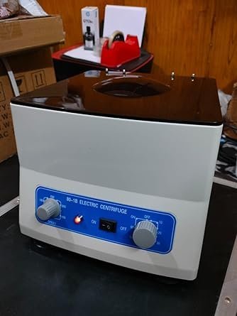 PRP Centrifuge Machine 4000 RPM Shockproof ABS Body Grey + Black Colour - Image 2