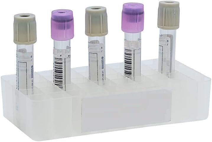 Test Tube Stand Holder, Rack 50 Tubes Holding Capacity – (Pack of 5) - Image 2