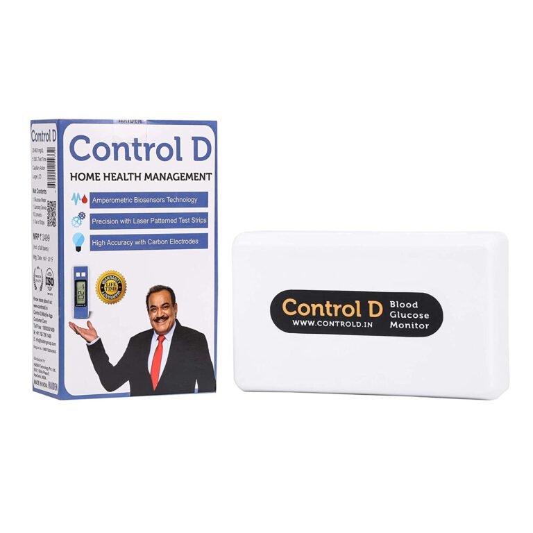 Control D Blue Glucometer Combo with 25 Strips - Image 5