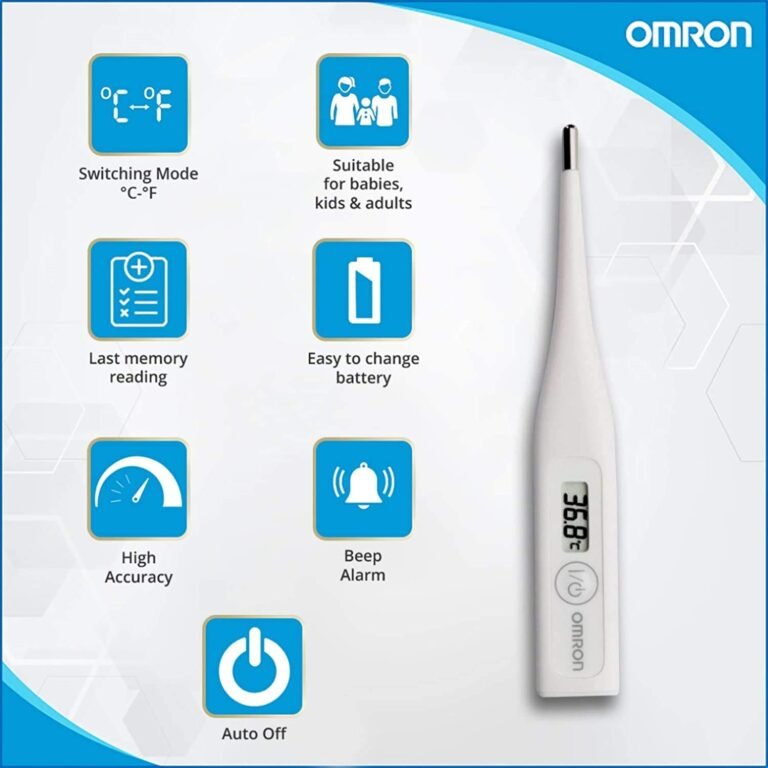 Automatic Upper Arm Blood Pressure Monitor and Digital Thermometer Combo - Image 5