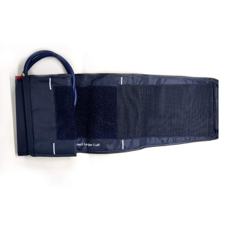 Single Tube Long XXL Size Blood Pressure Monitor Machine Cuff (22-42 cm) – Compatible with Omron (Dark Blue) - Image 3