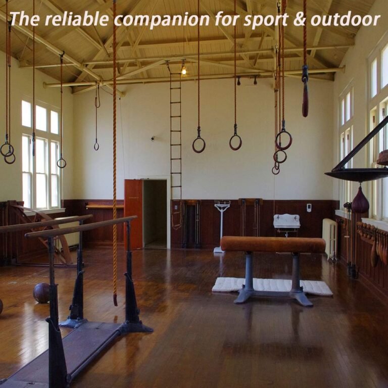 Rings Gymnastics | Rings Calisthenics Equipment Crossfit Equipment Olympic Rings | Wooden Rings parallettes Gym Rings with Straps Pull up Rings - Image 7