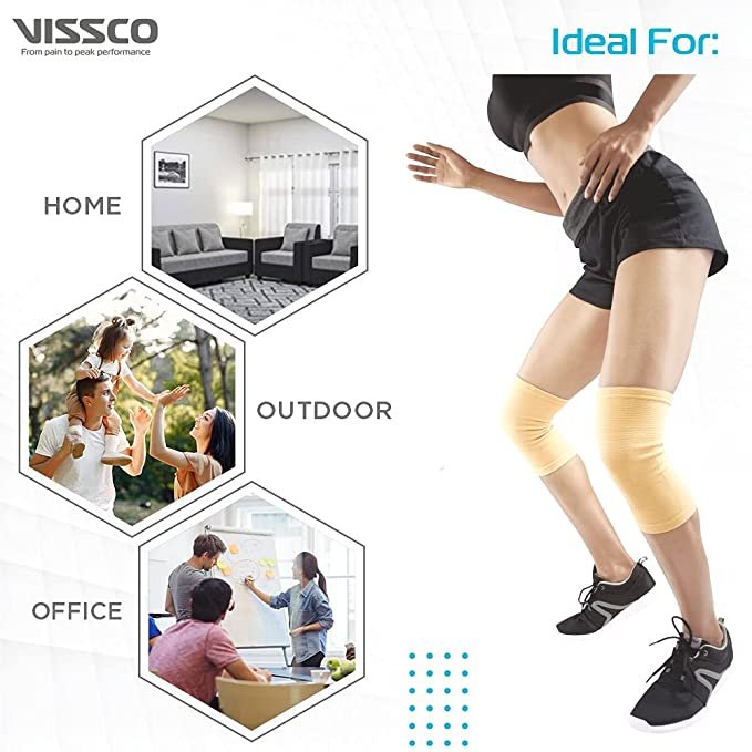Elastic Knee Support Cap for Pain Relief - Image 5