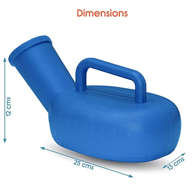 Plastic Urinary Pot for Male Portable Medical Urinal - Image 3