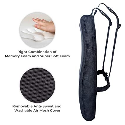Back Support Cushion for Office Chair–Memory Foam Ergonomic Support - Image 7