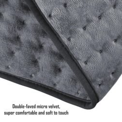 Orthopedic Heating Pad - Electric Heating Belt Waist Wrap Lower Back Heat Therapy Pad with 3 Temperature Settings for Pain Relief of Abdominal Stomach Lumbar Muscle Strain etc. - Image 6