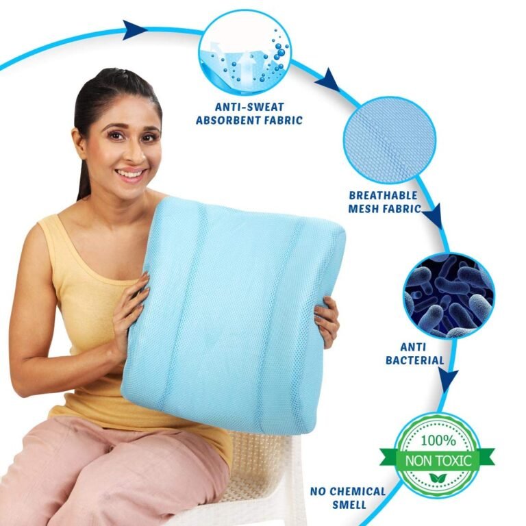Memory Foam Lumbar Support Pillow for Back Pain Relief - Image 3